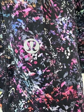Lululemon Black Multicolor High-Waist Leggings